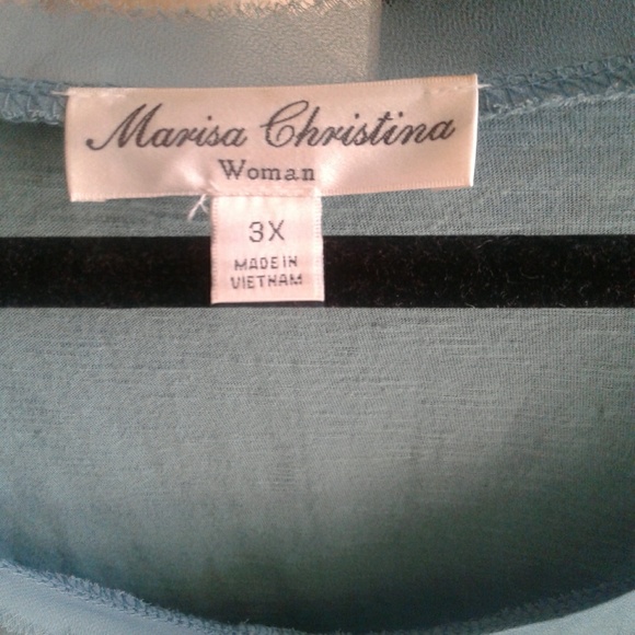 💥3/$20 Beautiful ruffled and frayed tank sz.3x - Picture 5 of 5